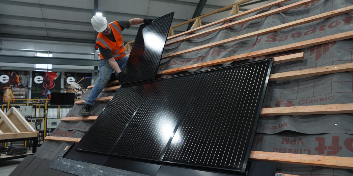In-roof solar installation