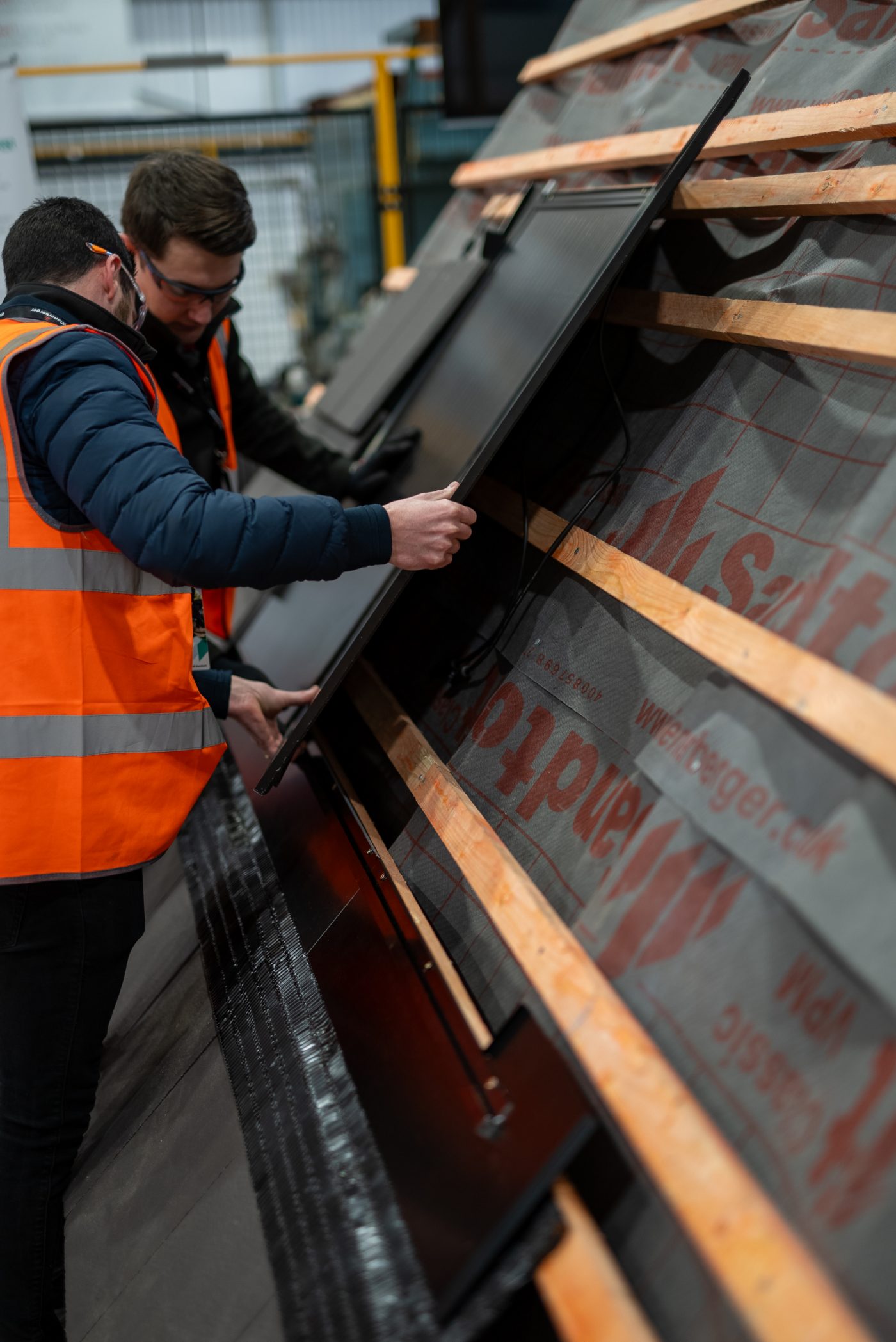 In-roof solar installation