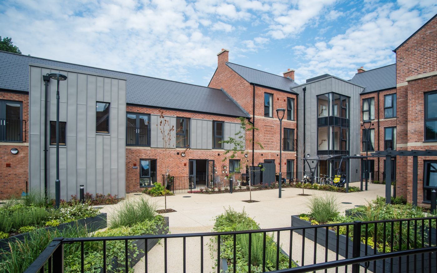 Willowfield Avenue apartment block in Belfast