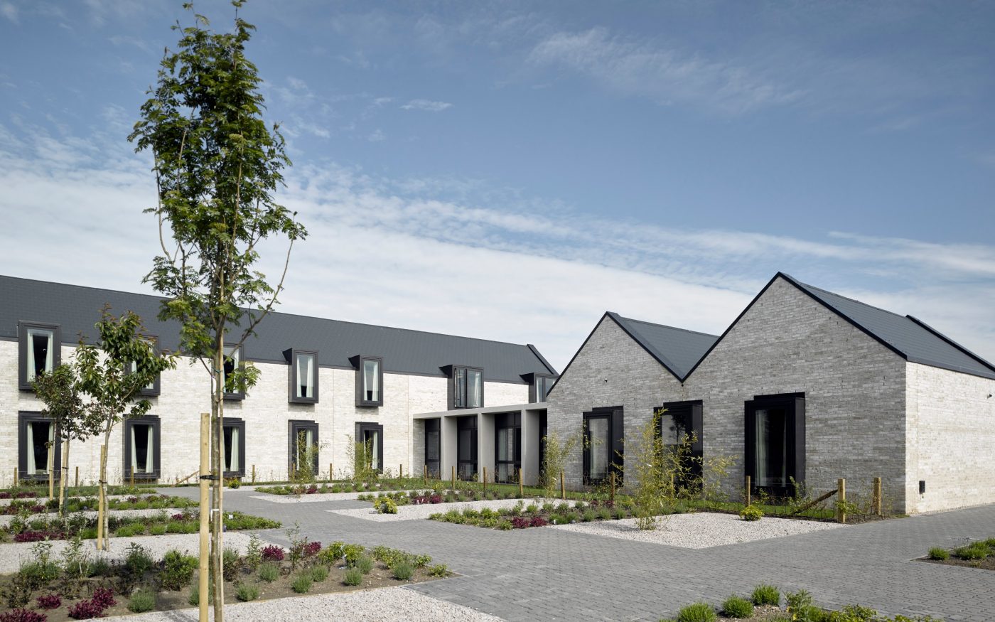 Exterior of modern dormer bungalow extension