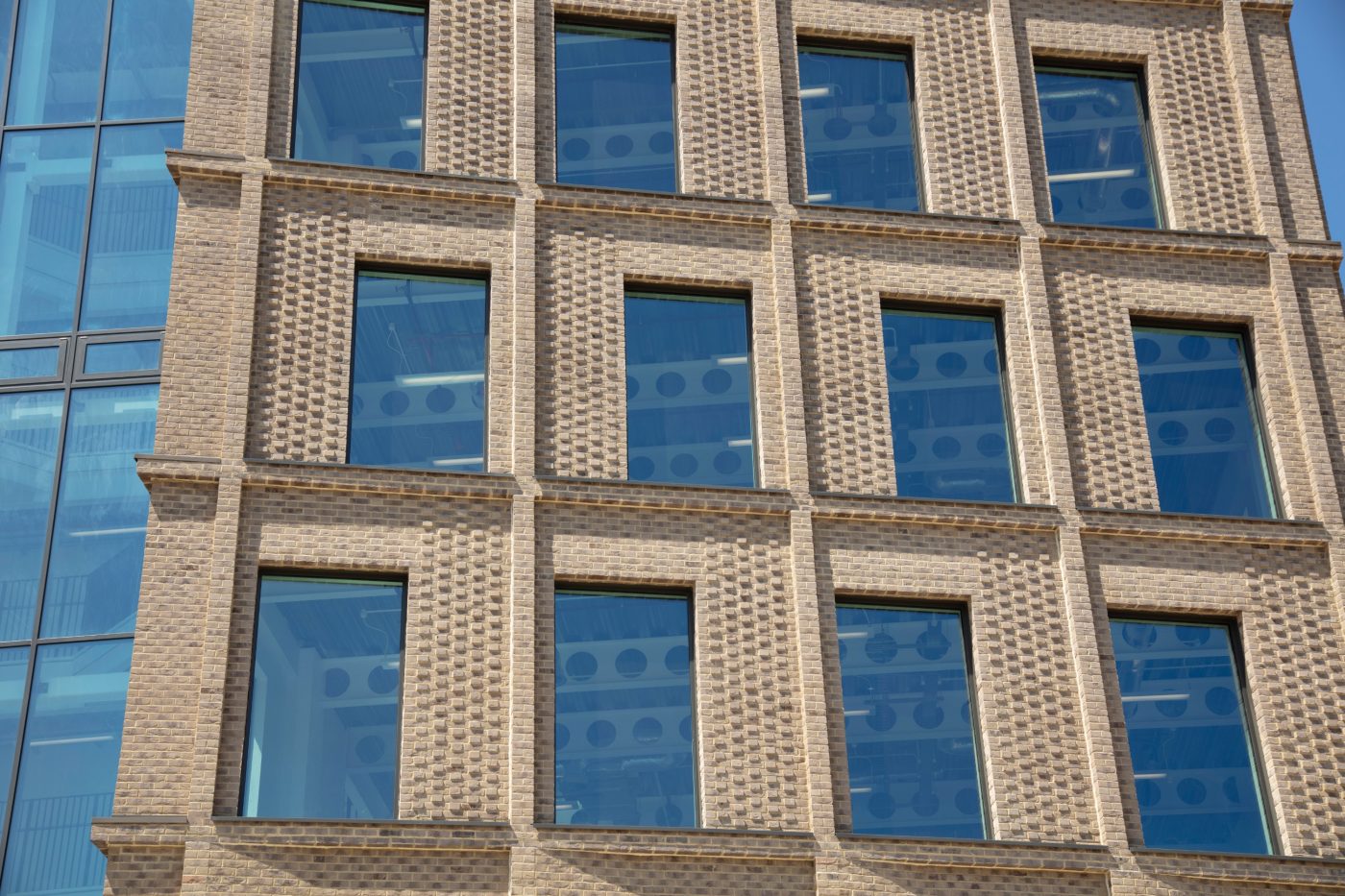 Exterior of modern office building