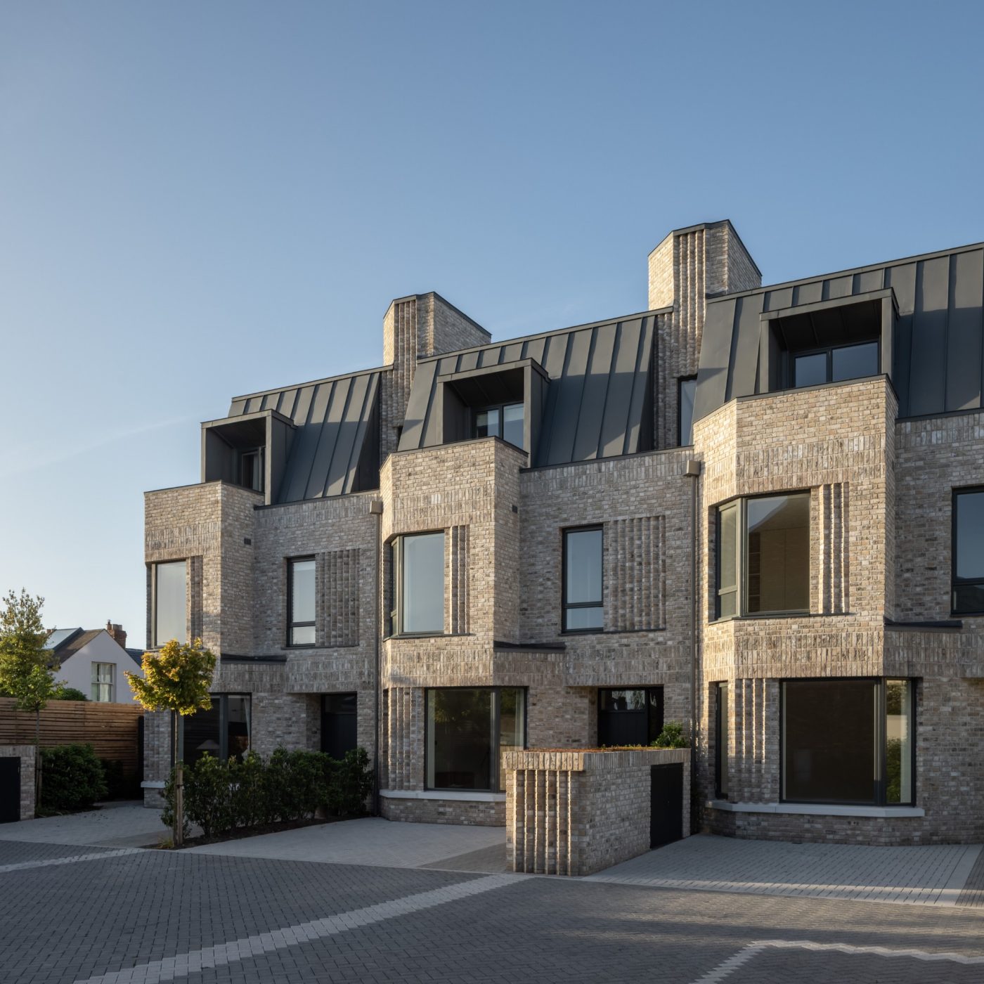 Modern terraced houses
