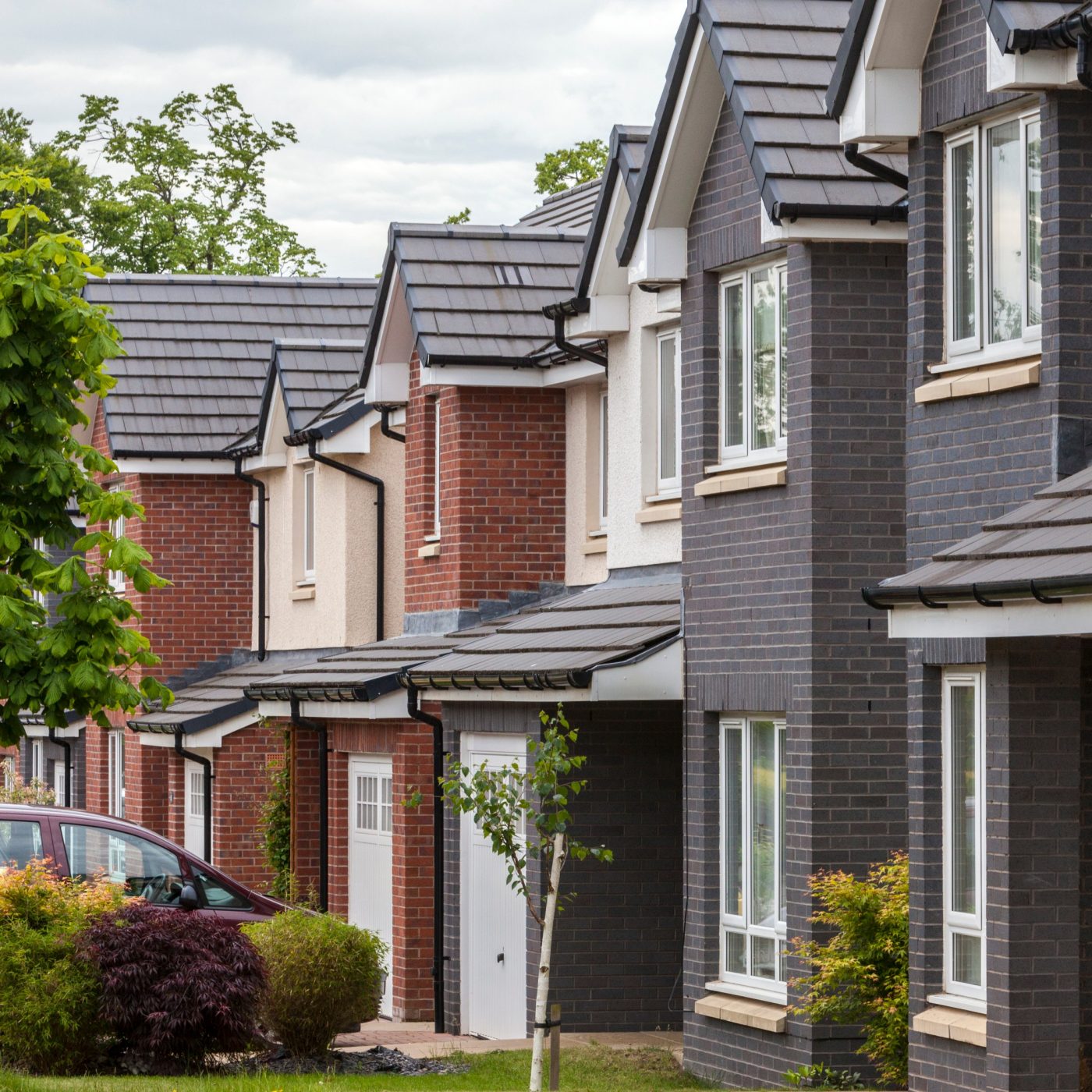 Modern housing development