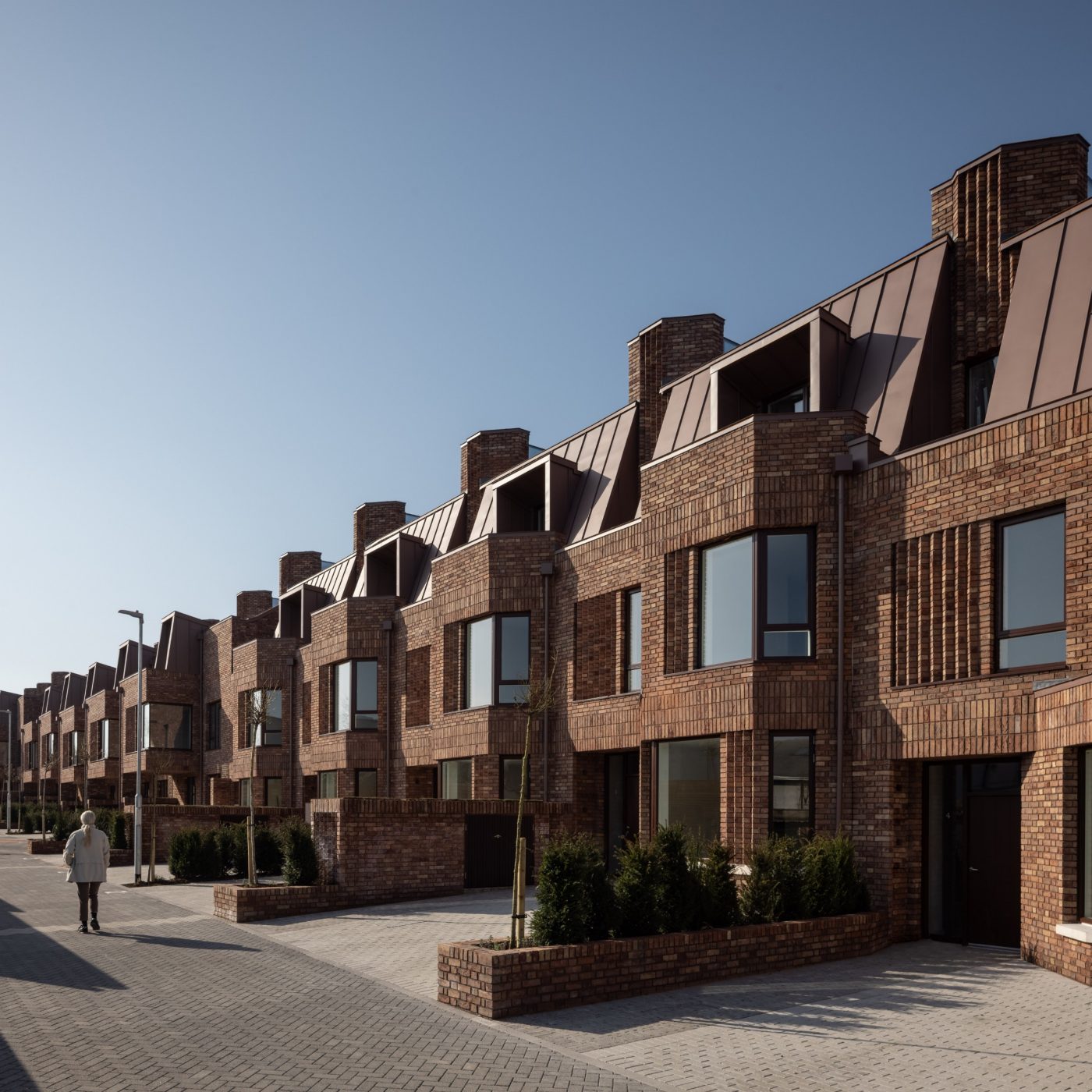 Modern terraced houses