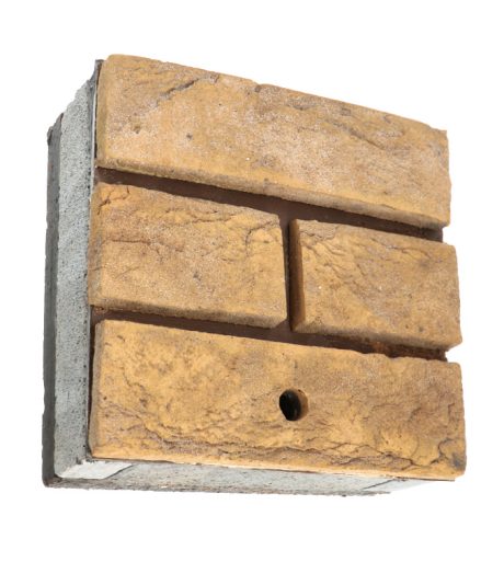 Bumble bee box with brick facade