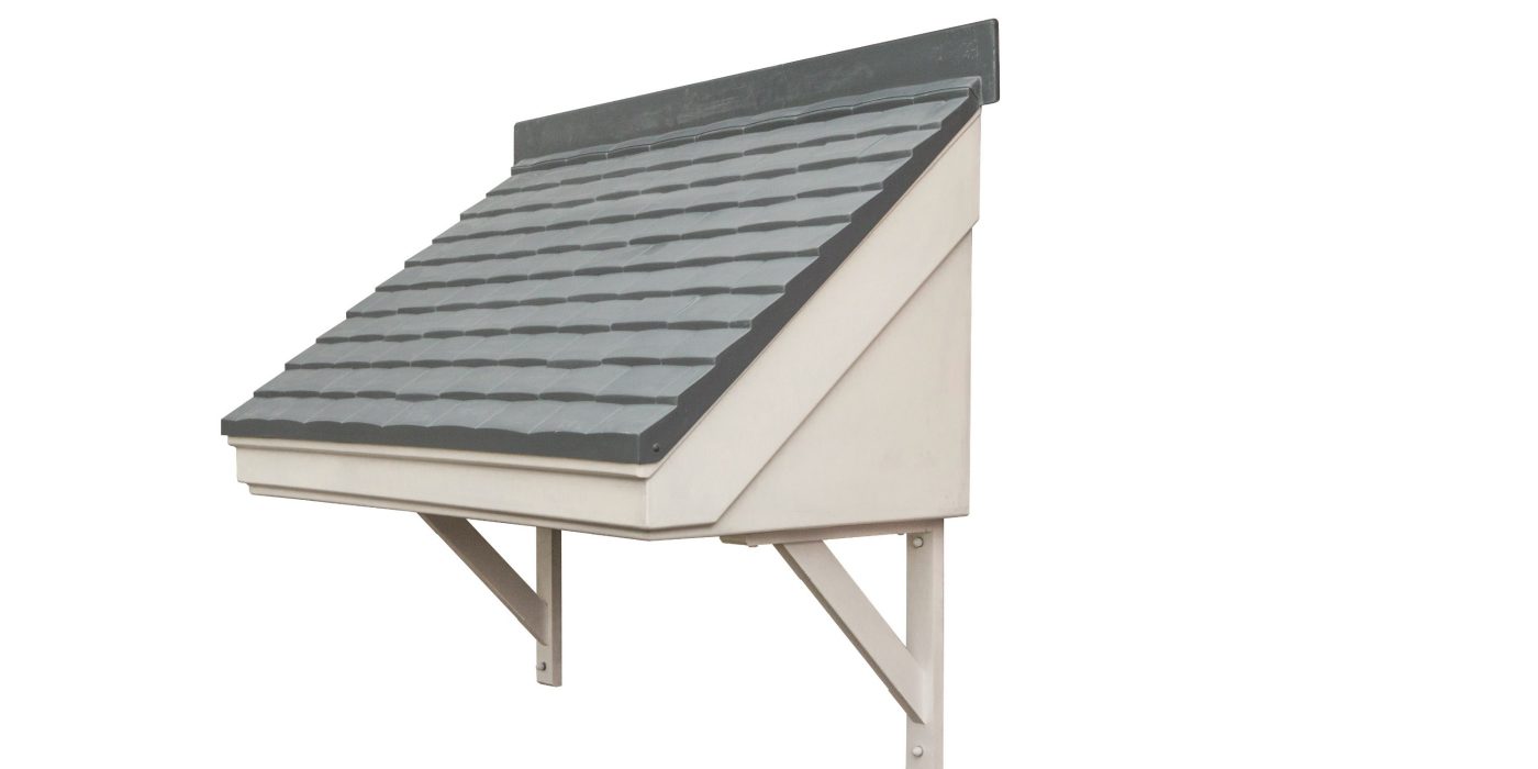 Bedford GRP door canopy