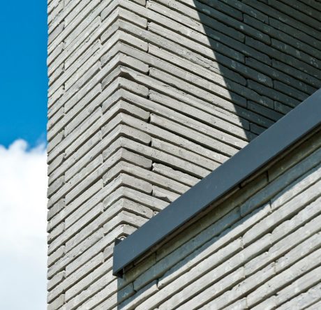 Property built in Roman Grey Waterstruck brick 