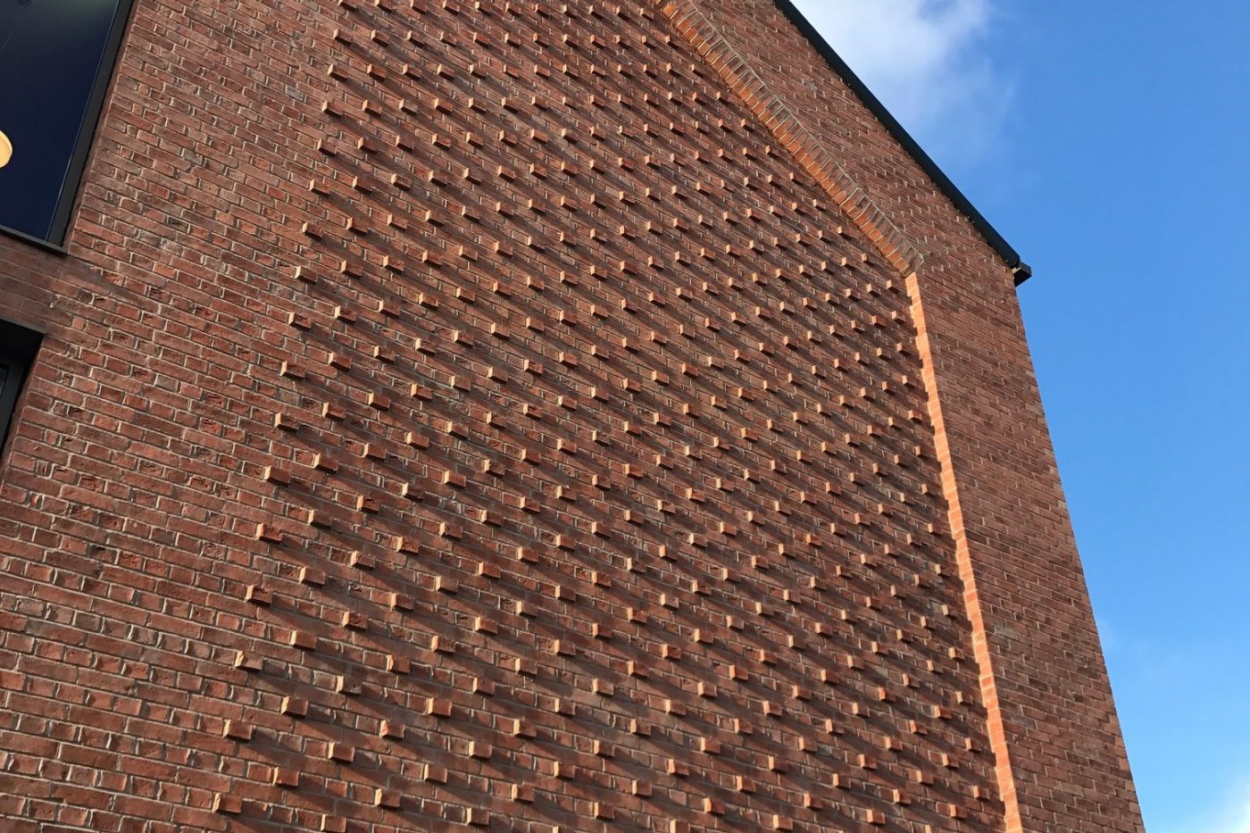 Detail of brickwork facade