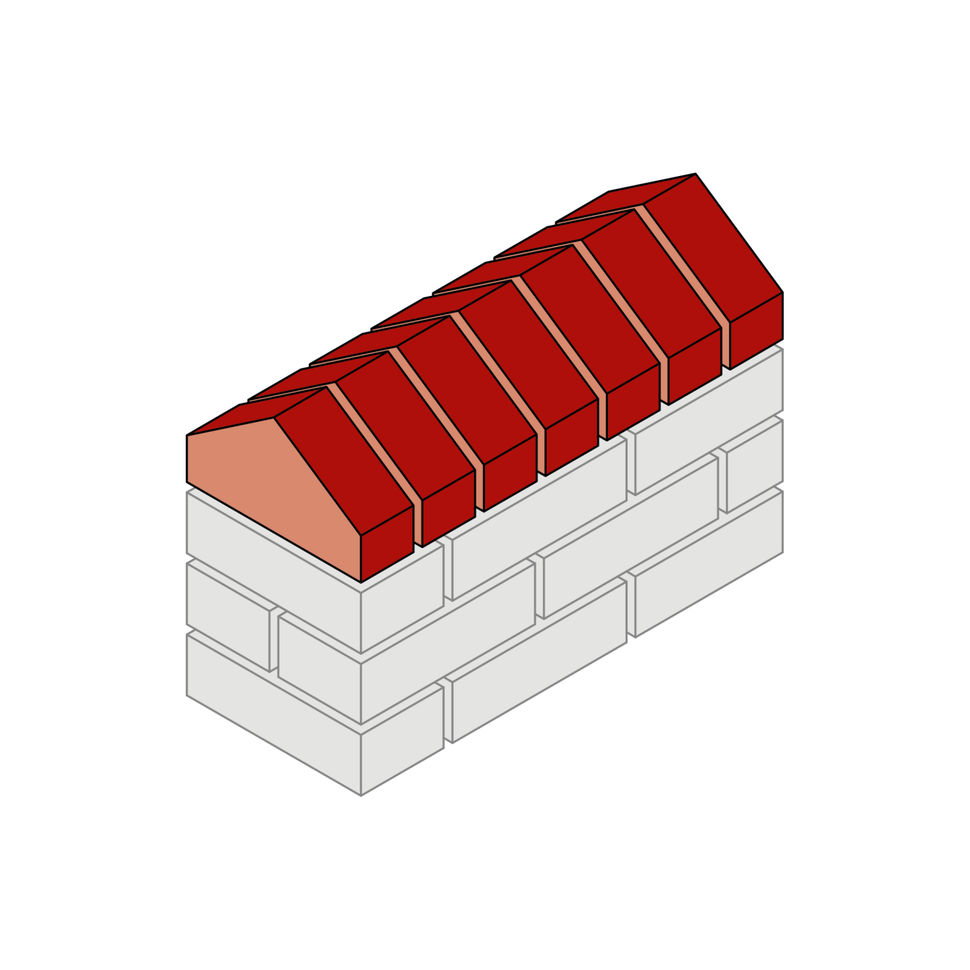 Capping and Coping Bricks