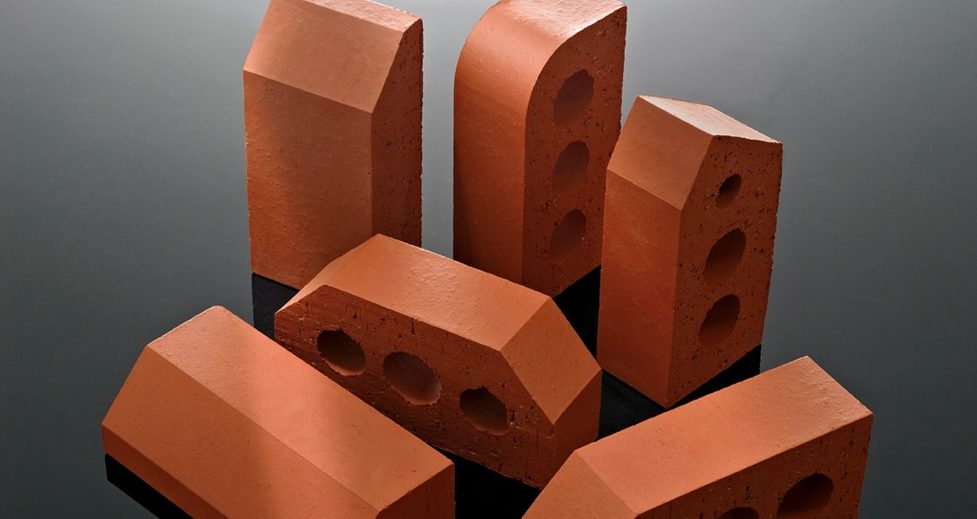 Toy construction vehicles with assortment of special shaped bricks