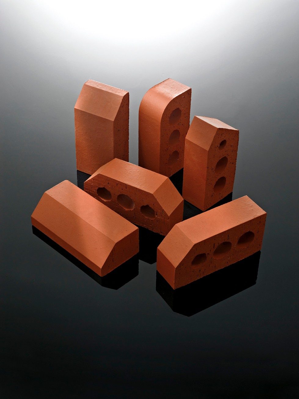 An assortment of Wienerberger special bricks. 