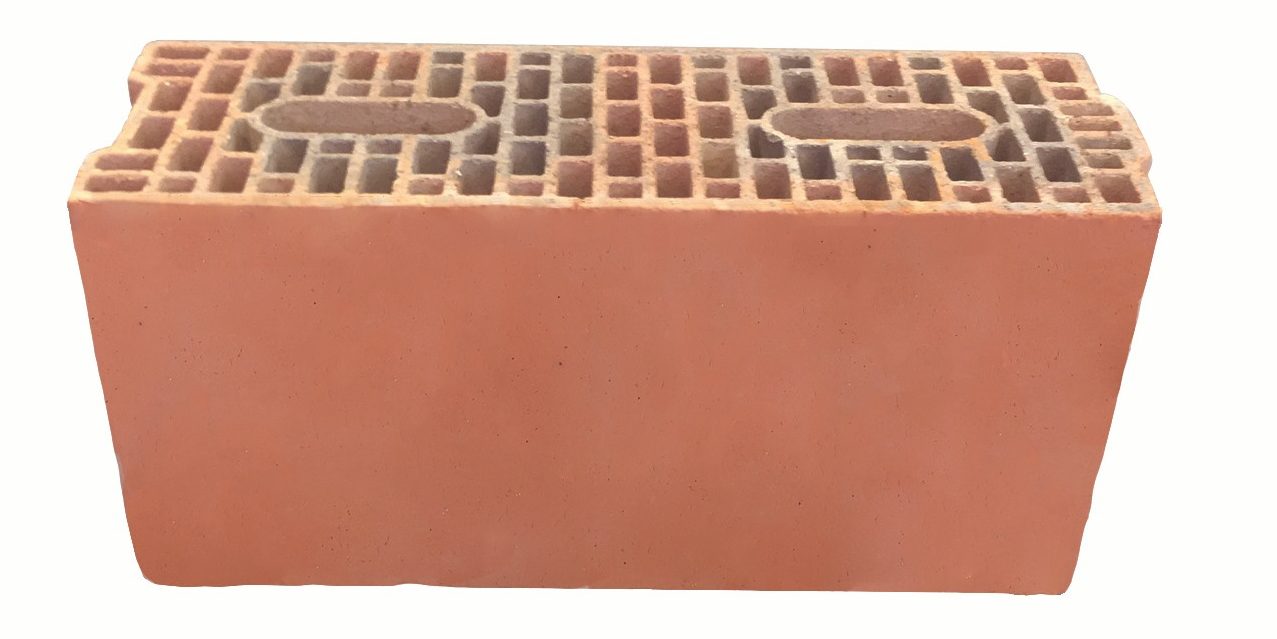 Product shot of Porotherm PLS500 190 block.