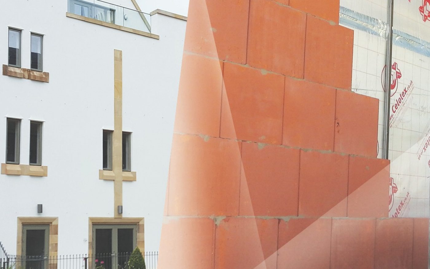 Porotherm clay block wall system