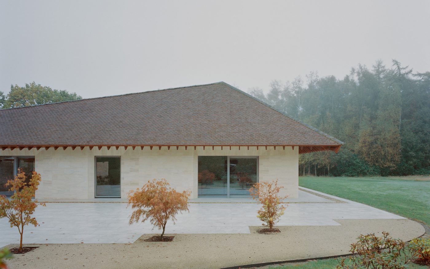 Modern bungalow with landscaped garden