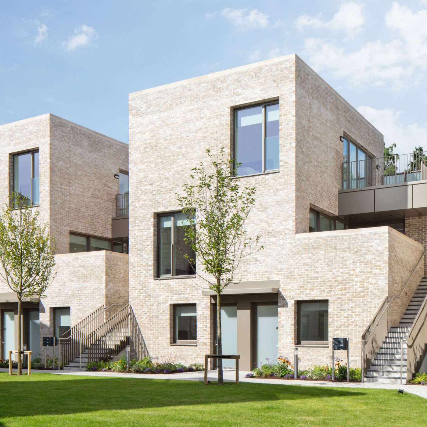 Modern terraced houses