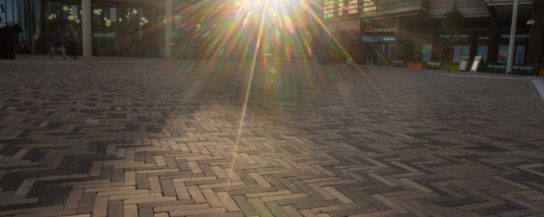 Clay paving area