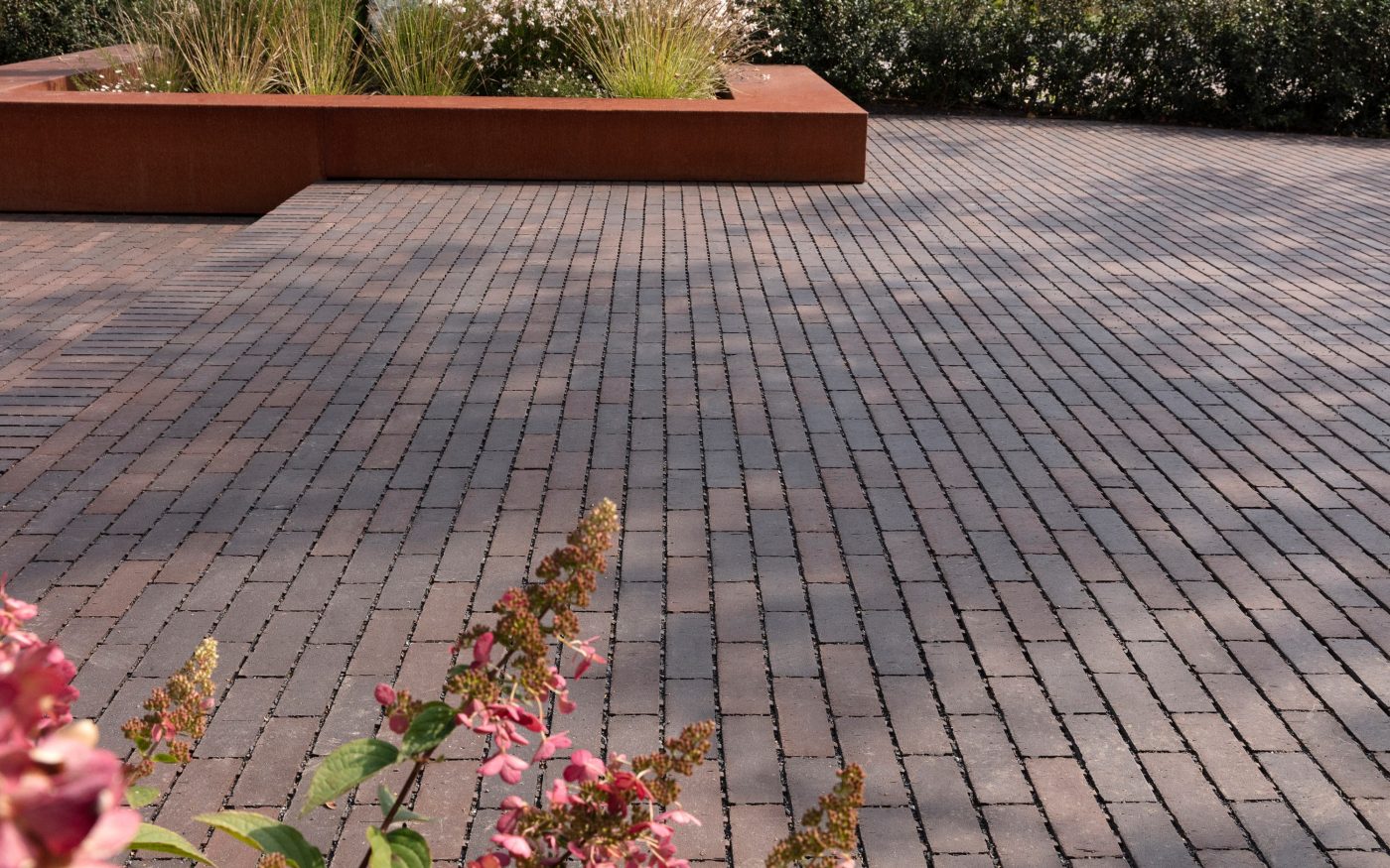 Permeable paving used outside Darwin Hall