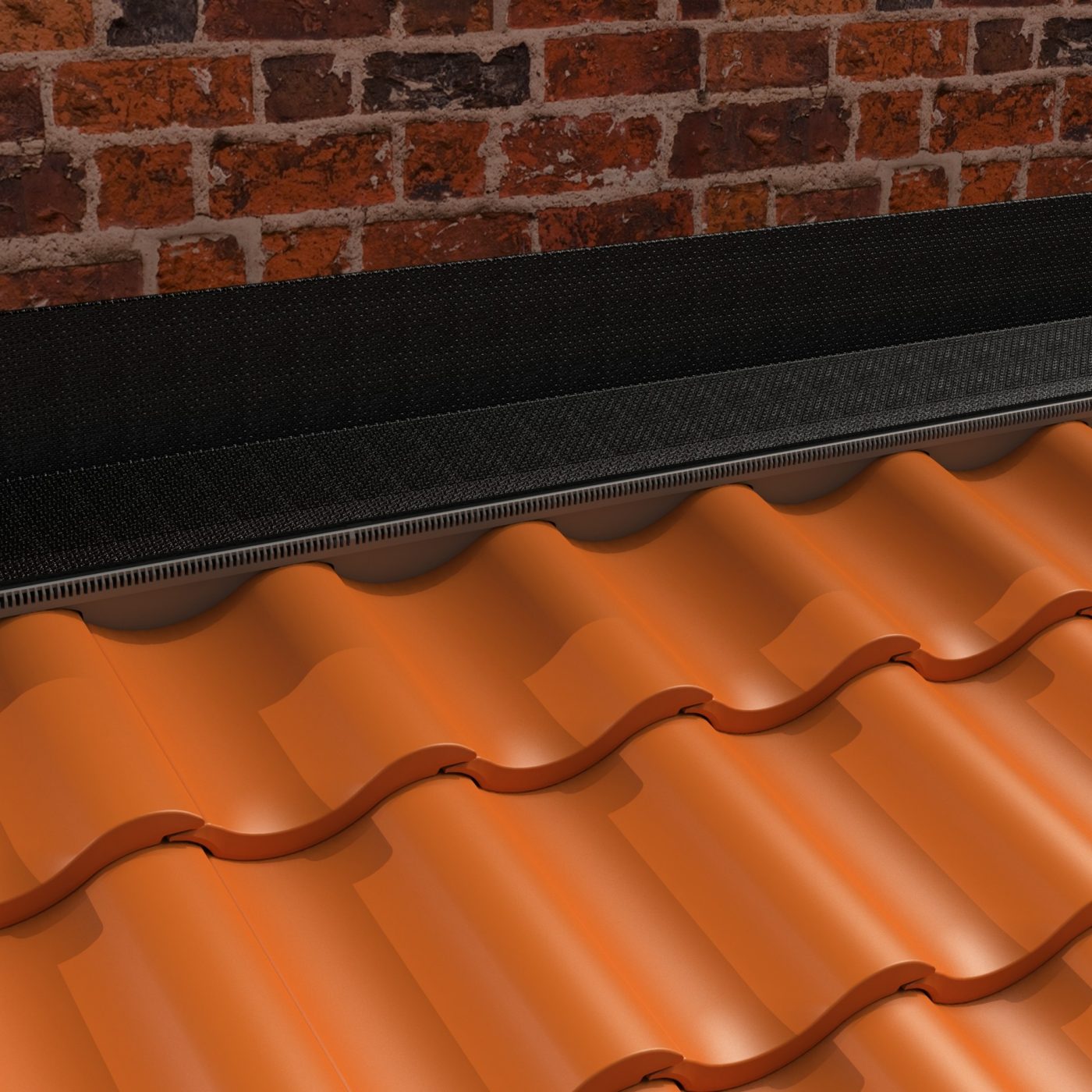 Top abutment ventilator on roof