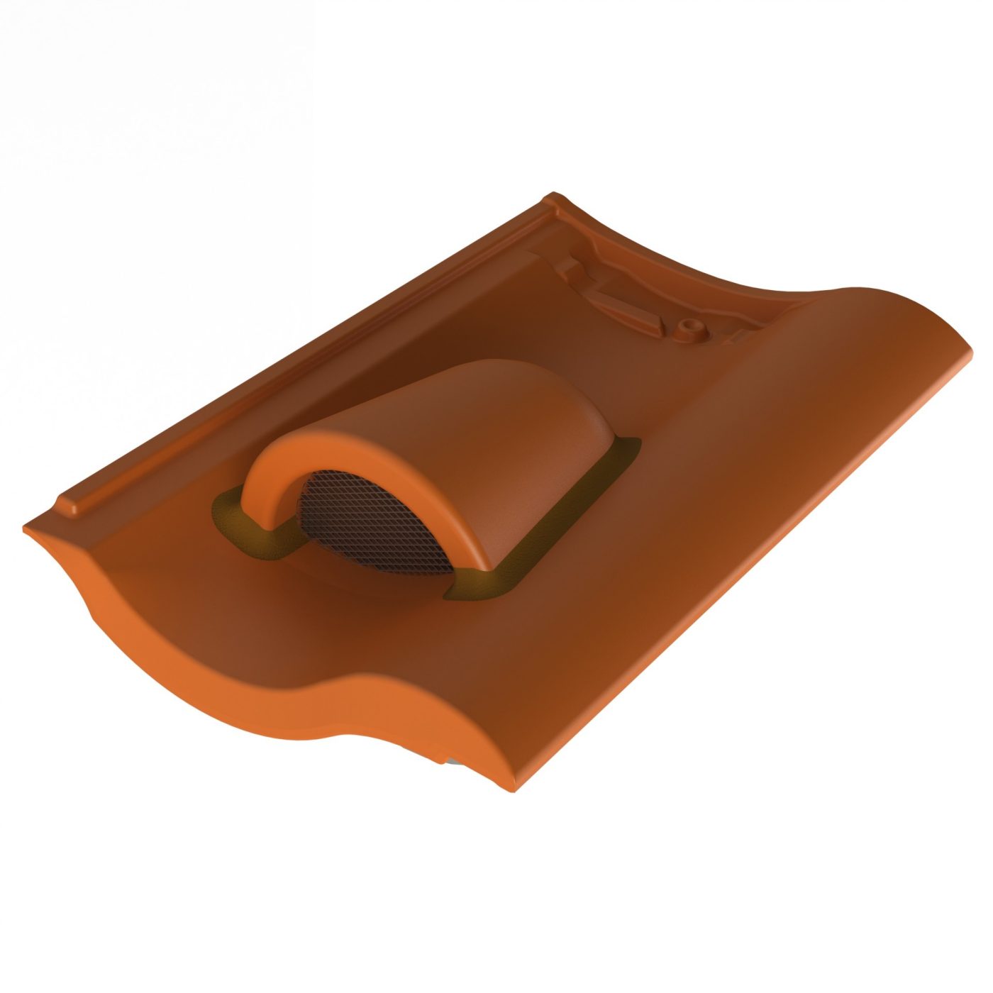 Cowl ventilator tile for roof