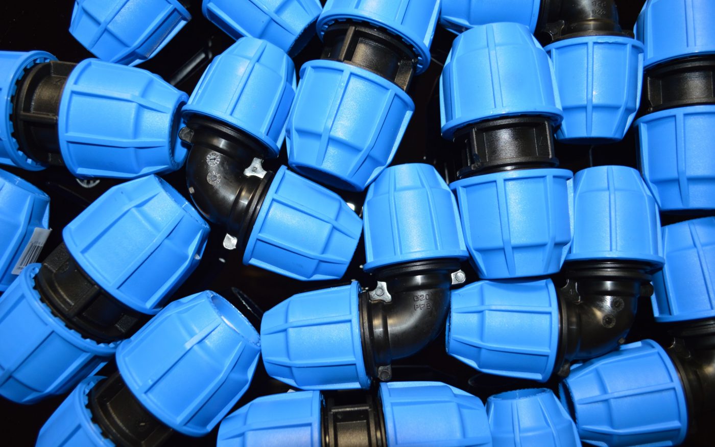 Multiple mains water supply system parts