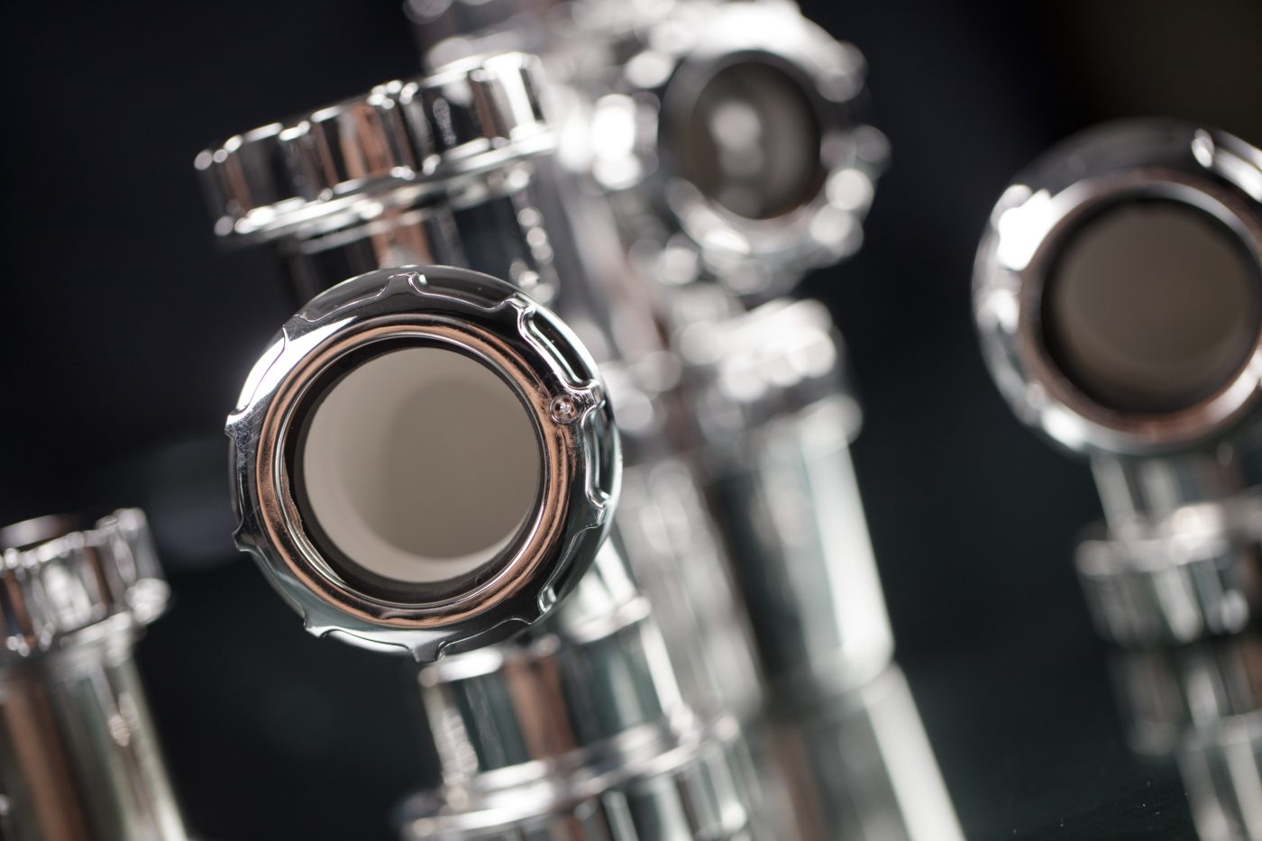 Chrome part used for soil and waste systems