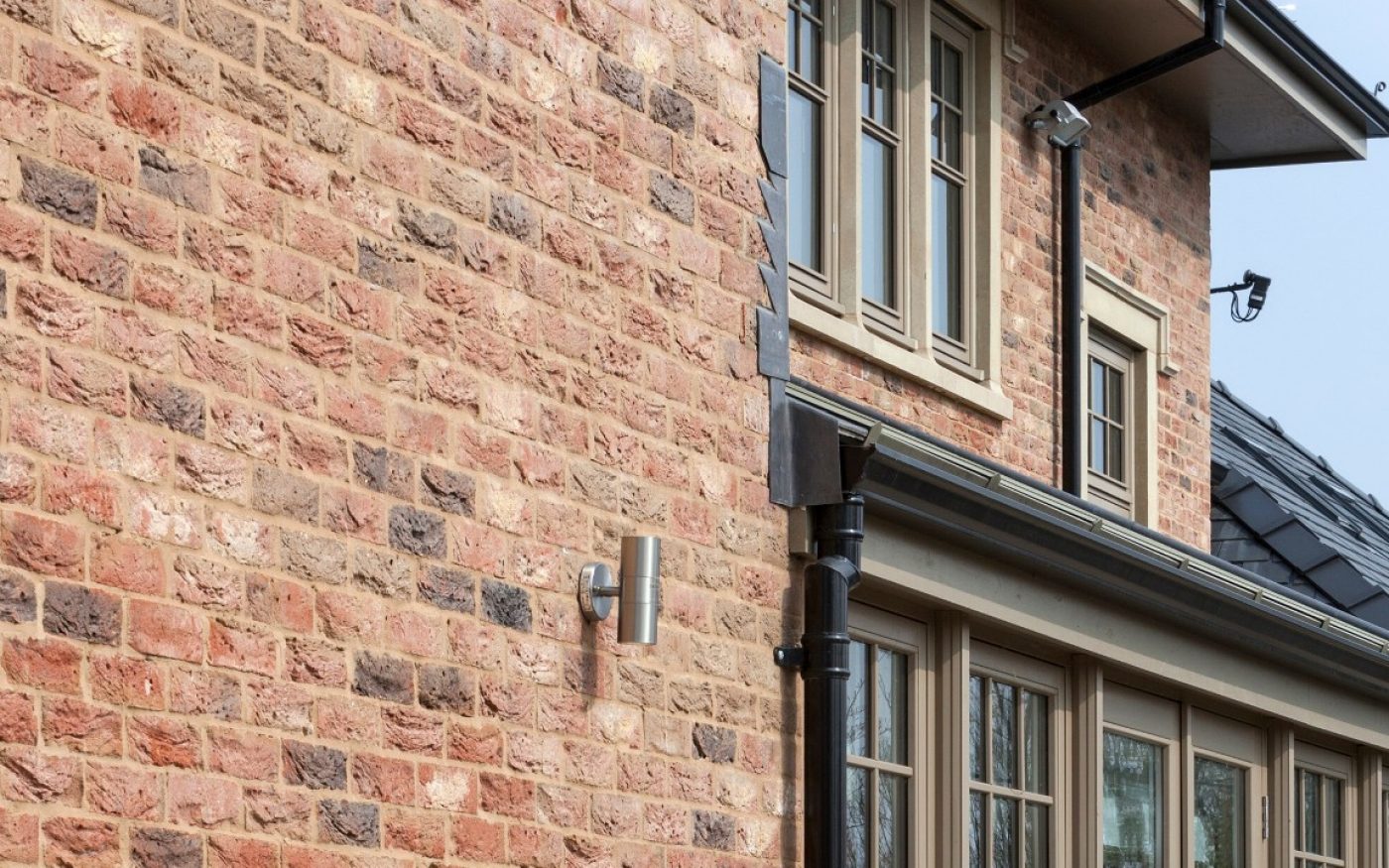 Close up of Hathaway Brindled brickwork