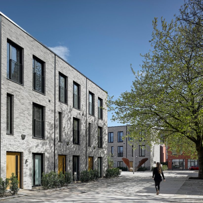 Timekeepers Square modern terraced housing development