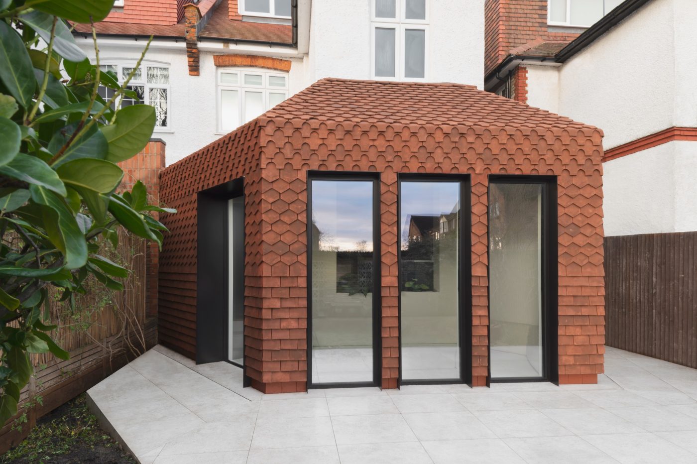 Beautiful extension with 3 floor to ceiling windows shown
