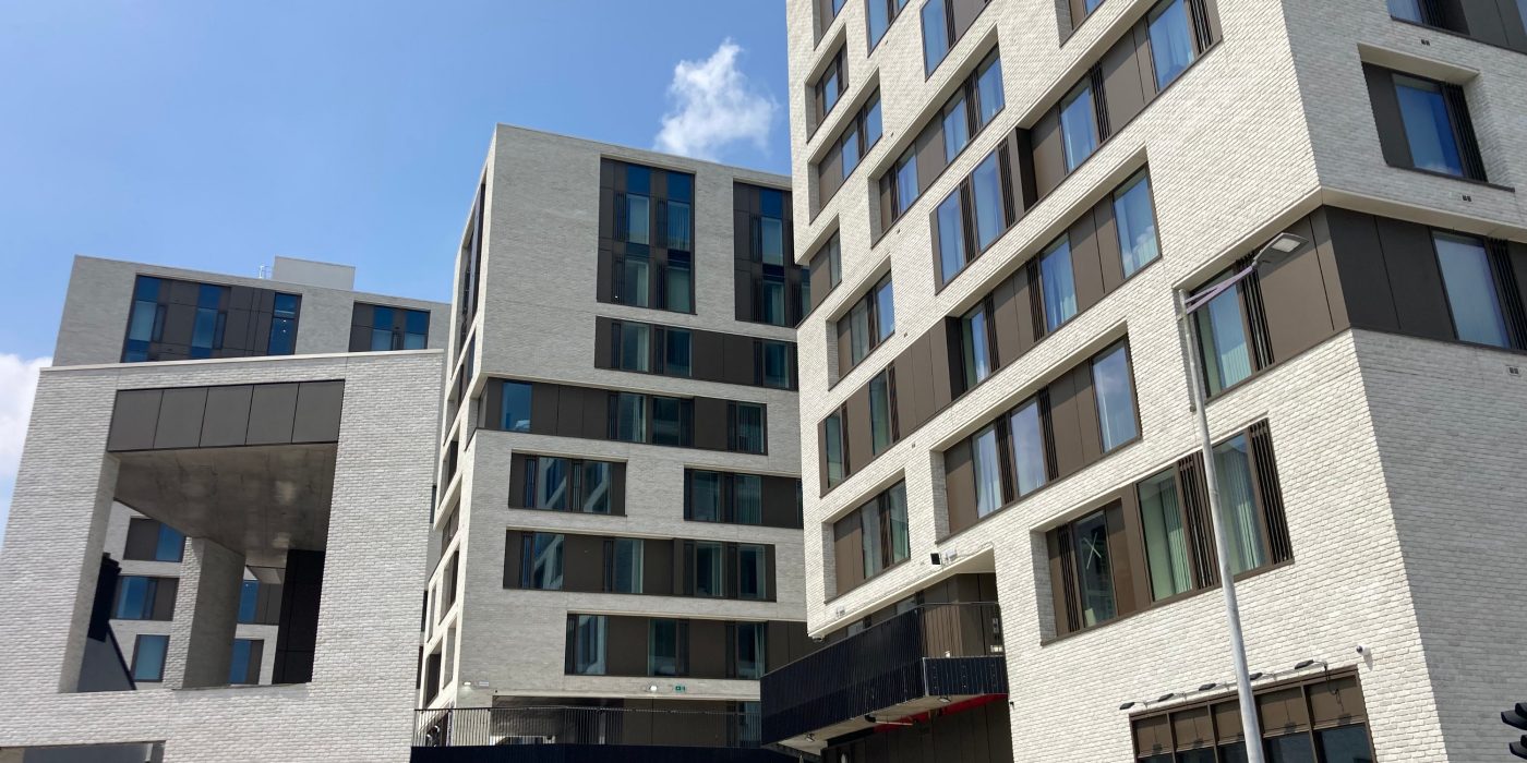 Multi storey modern student accomodation building