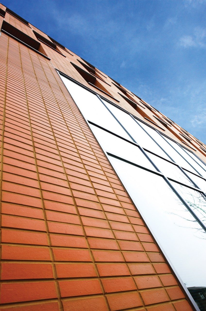 Exterior of modern office building