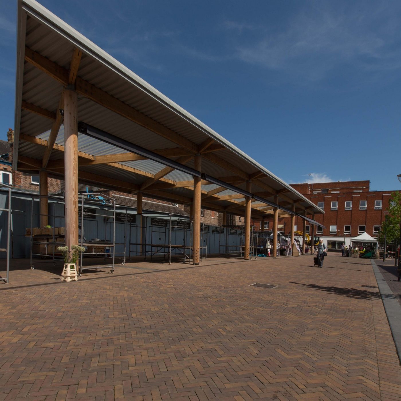 Outdoor market in Altrincham