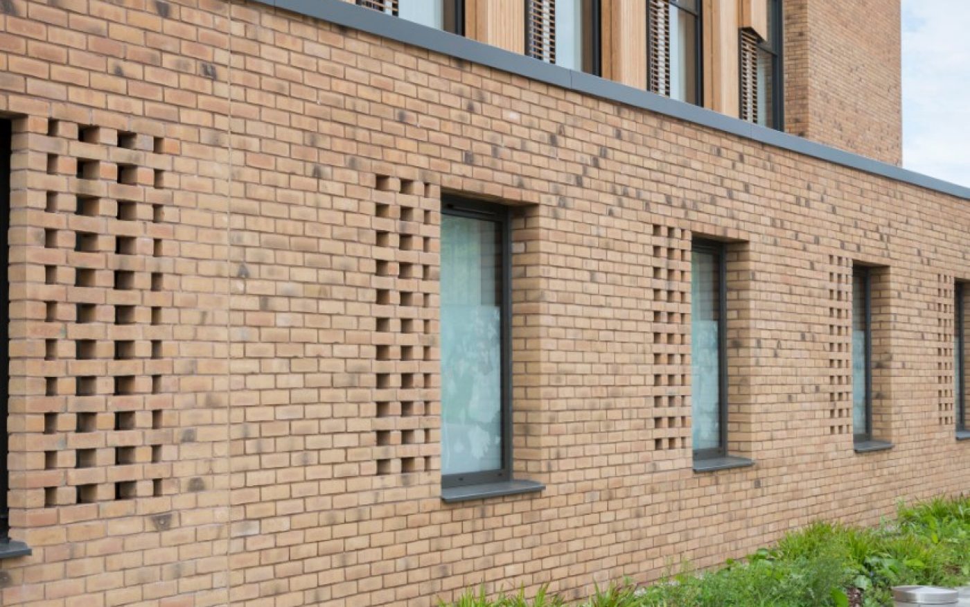 Pathway outside brick healthcare centre