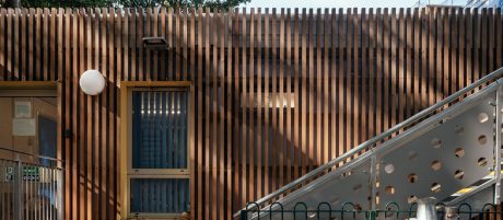 300 Harrow Road has a deliberate blend of residential and commercial uses