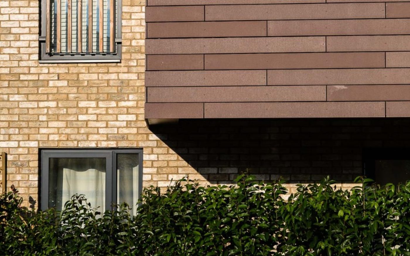 External view of the brick used on the new development