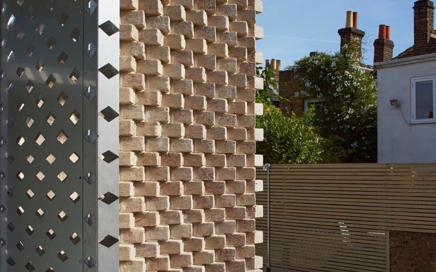 Housing development built in Forum Smoked Prata brick