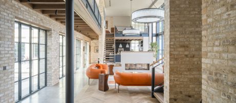 image showing exposed internal brick walls at the King Cairn Residential Property