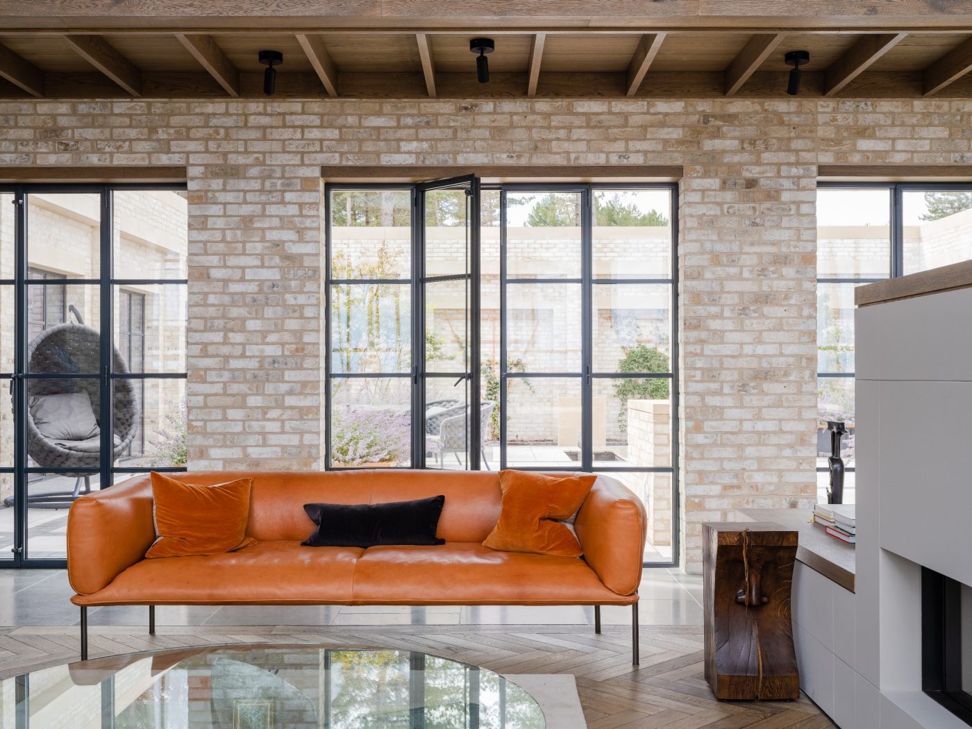 Shot showing Marziale brick used for residential development project
