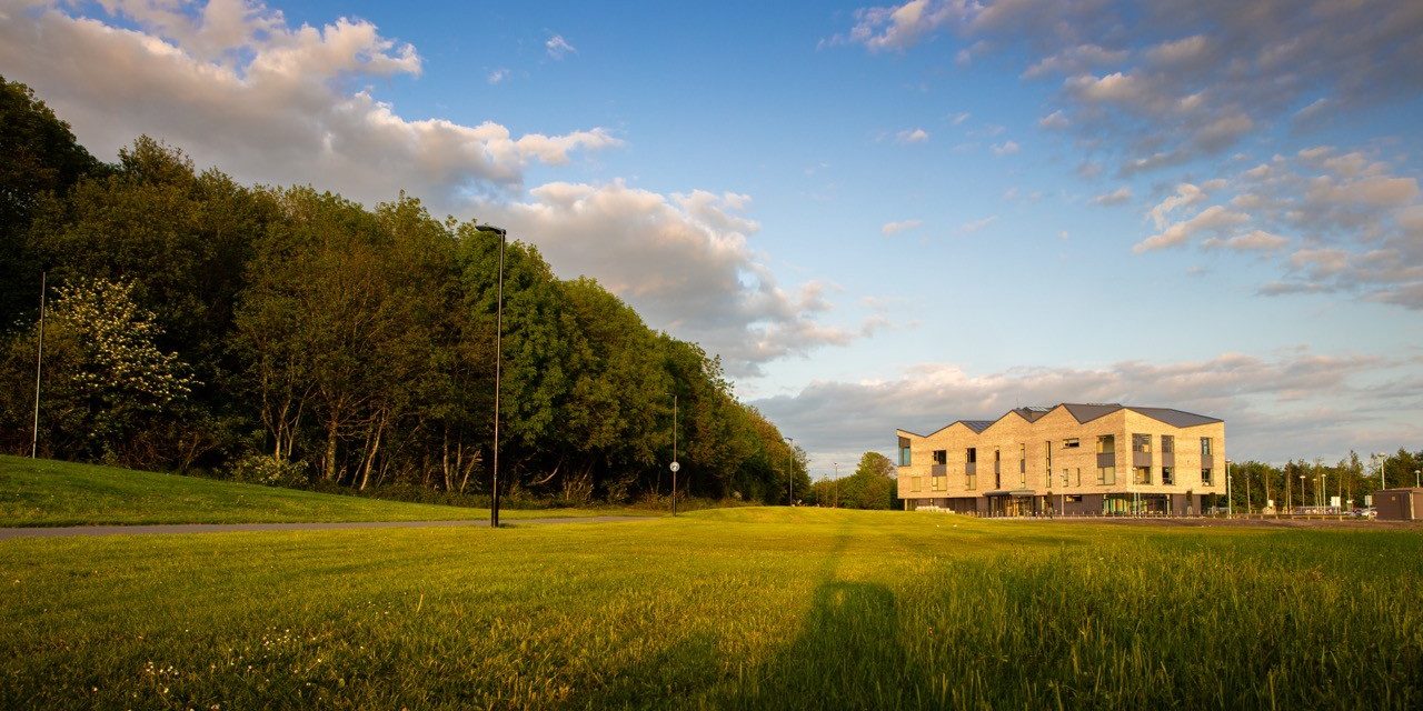 Bronsgroen balanced with the Staffordshire Smooth Blue brick. 