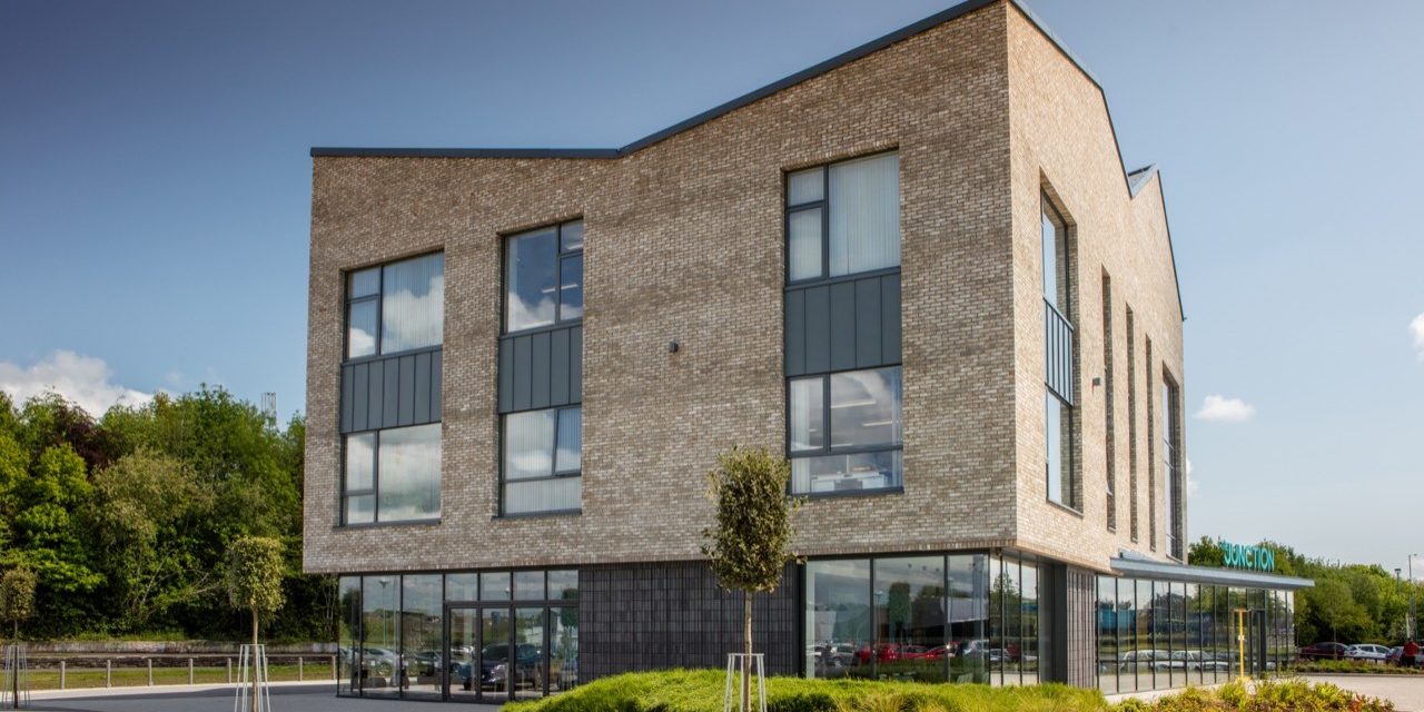 Modern brick building exterior