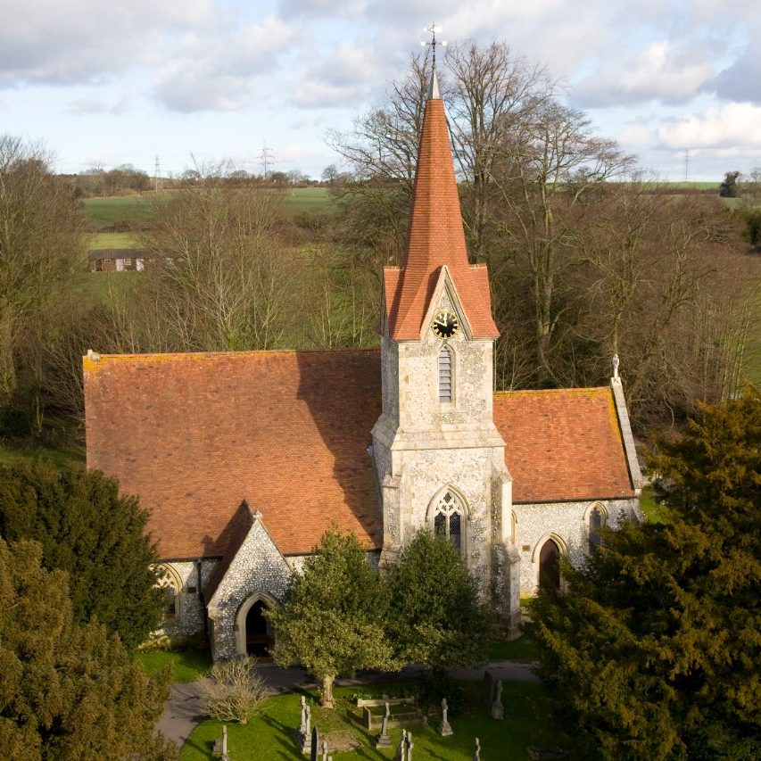 Goxhill handmade plain tile in Autumn Brown