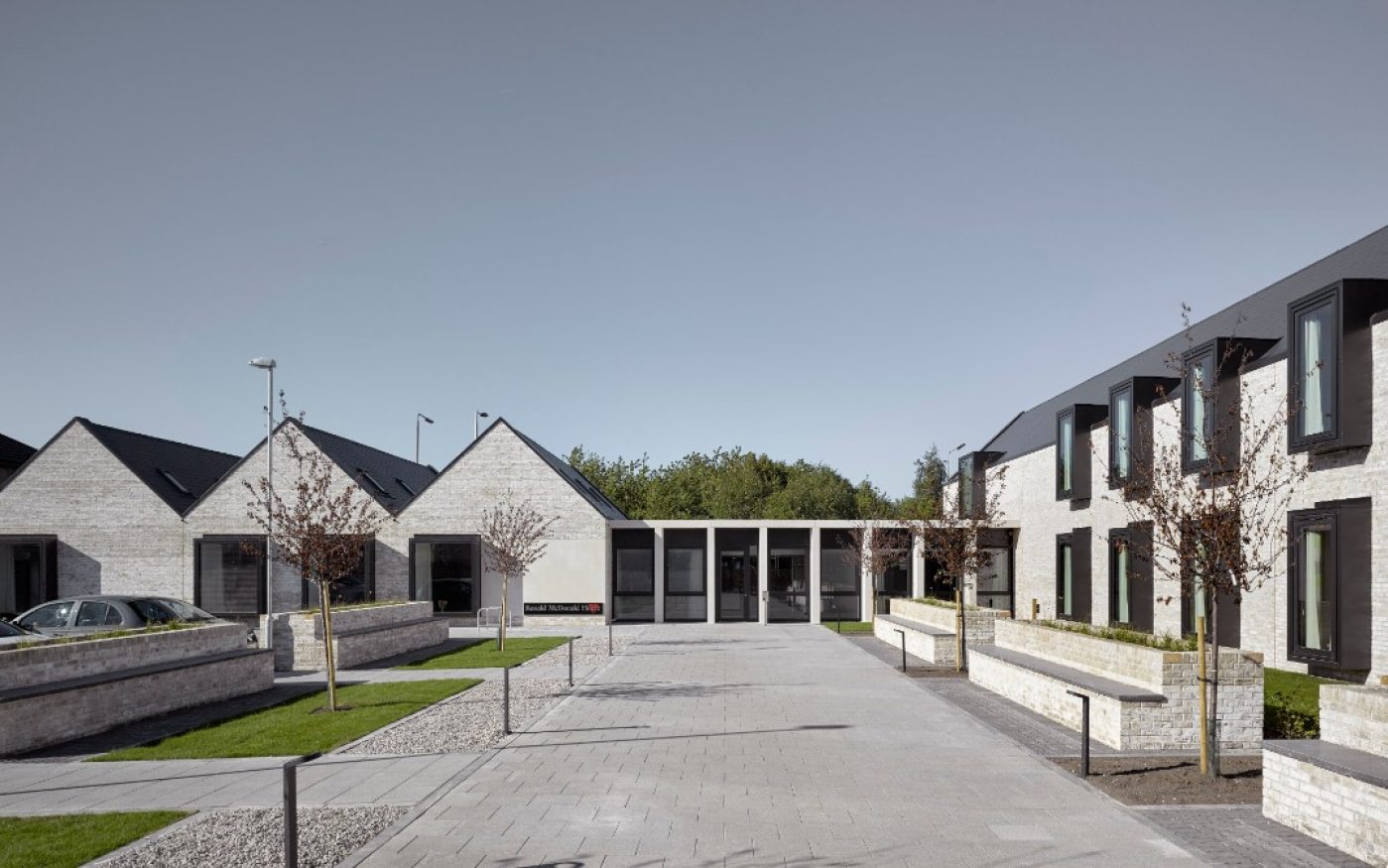 Homes built in Marziale providing shelter and comfort to the fmailies of children being treated in the Royal Hospital 