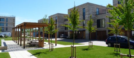 Housing project of 128 newly constructed homes built in Marziale brick 