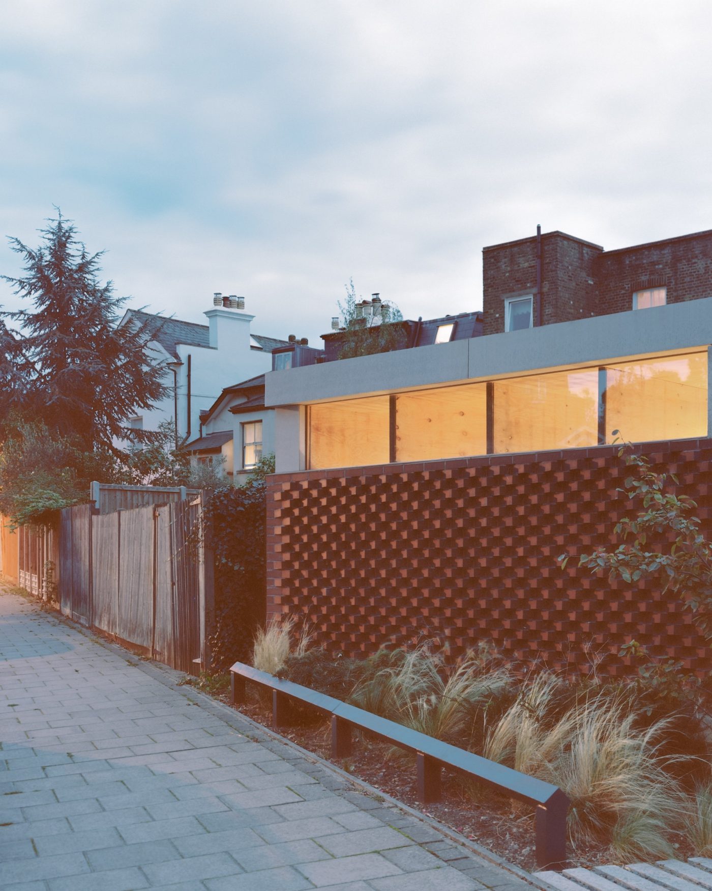 Beautiful brick details on the exterior of the building