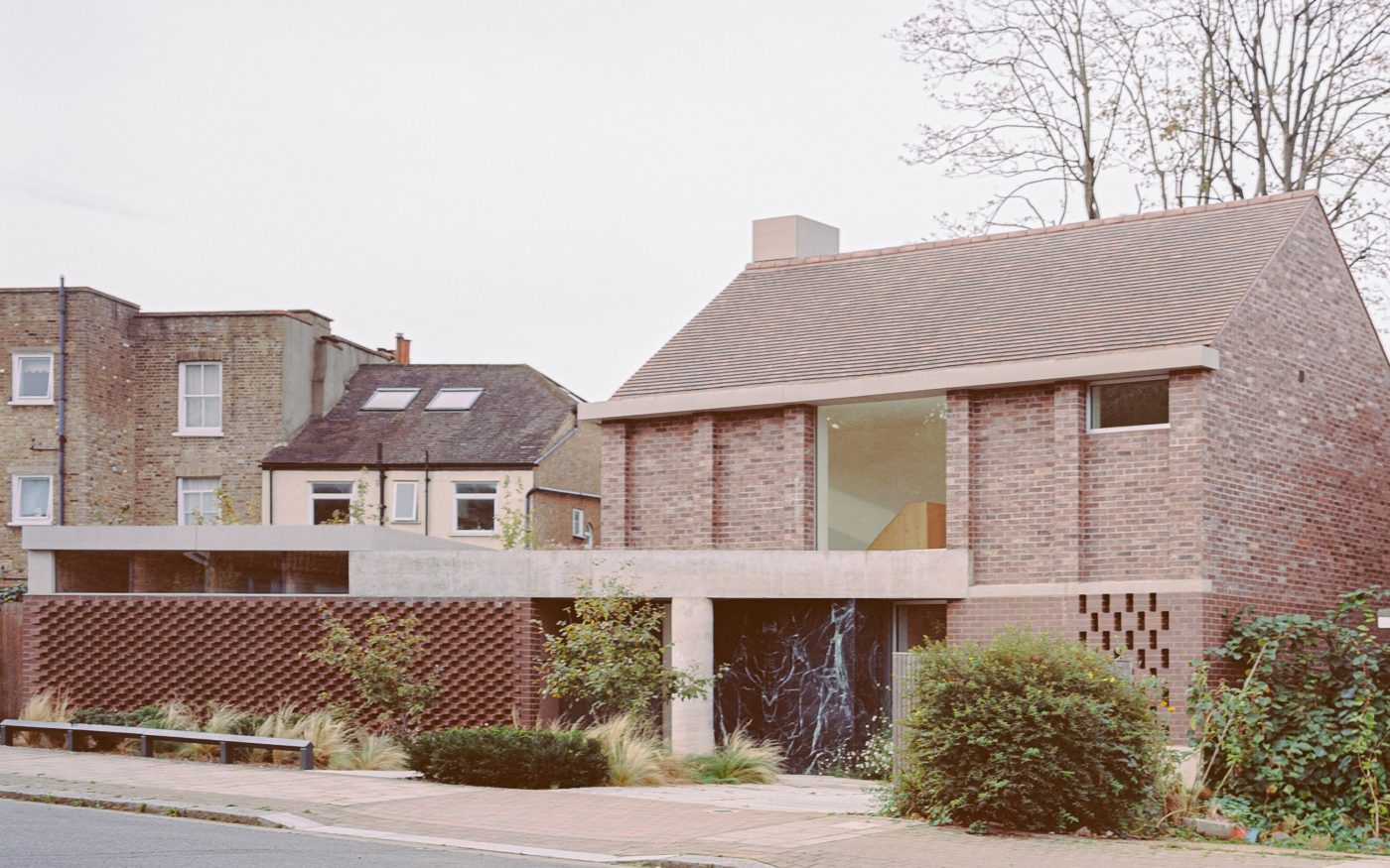 Staffordshire Smooth Brown brick used on the two storey property