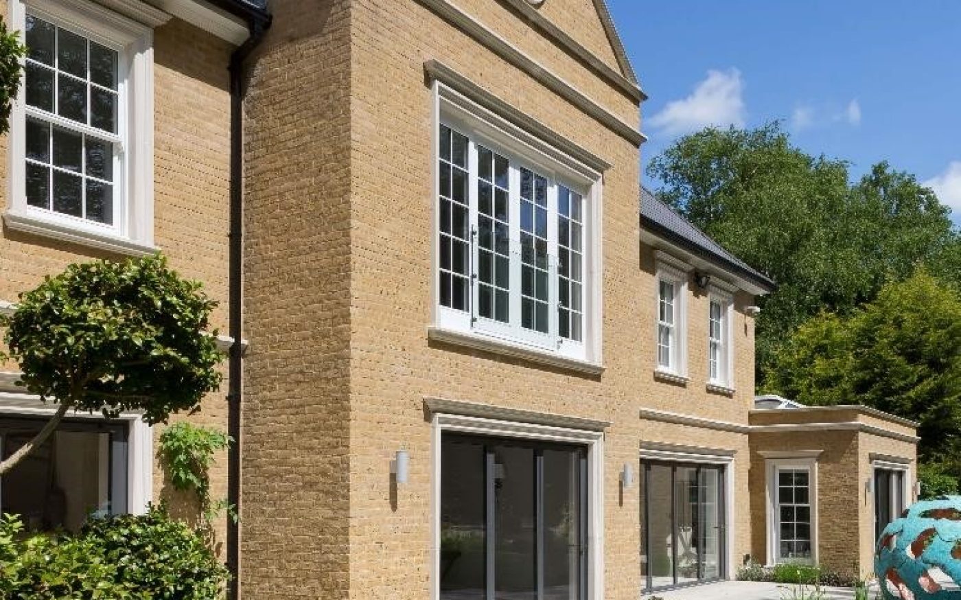 Buff colour brick used on this Georgian-Style Home