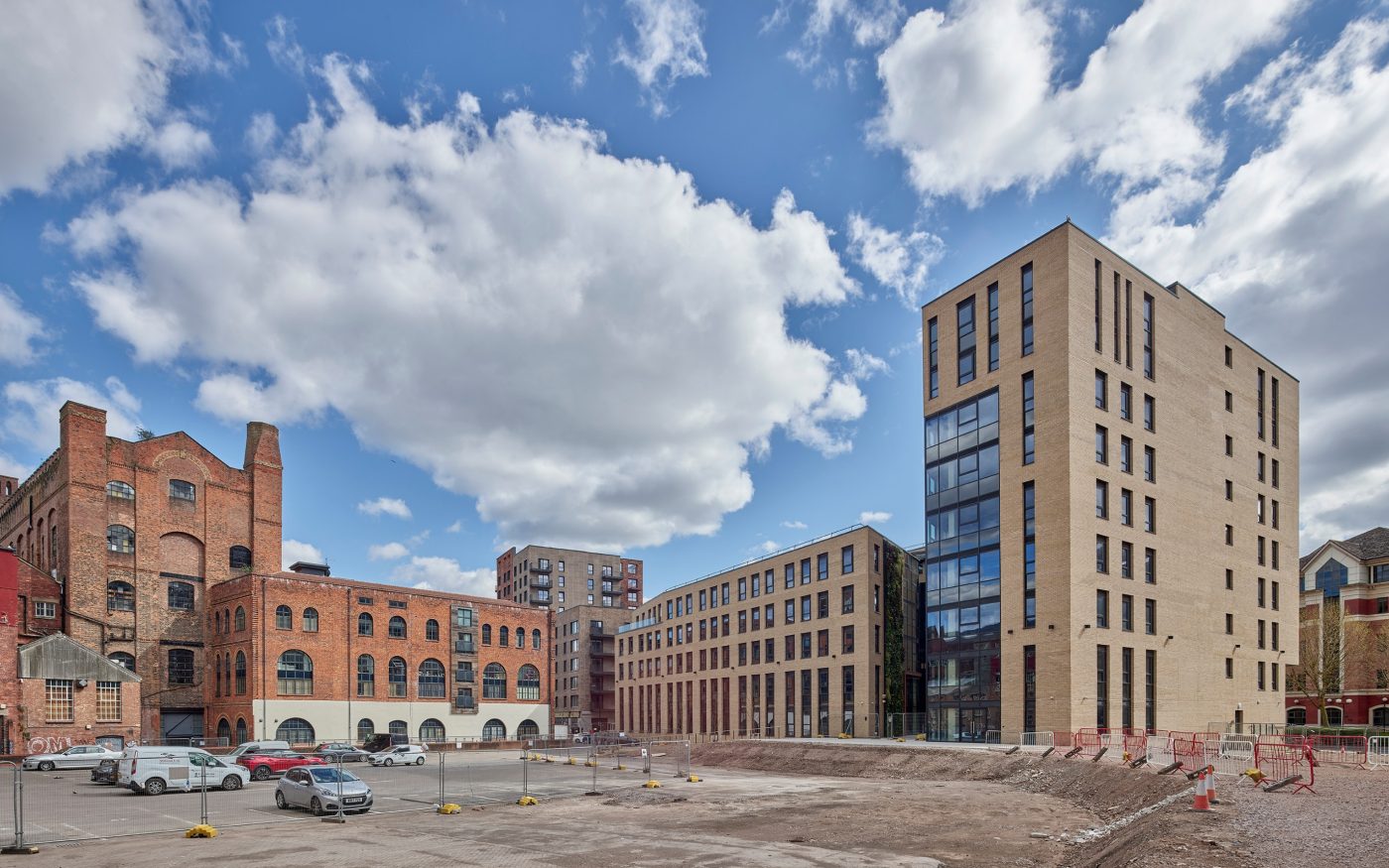 Exterior of newly constructed Bristol office building