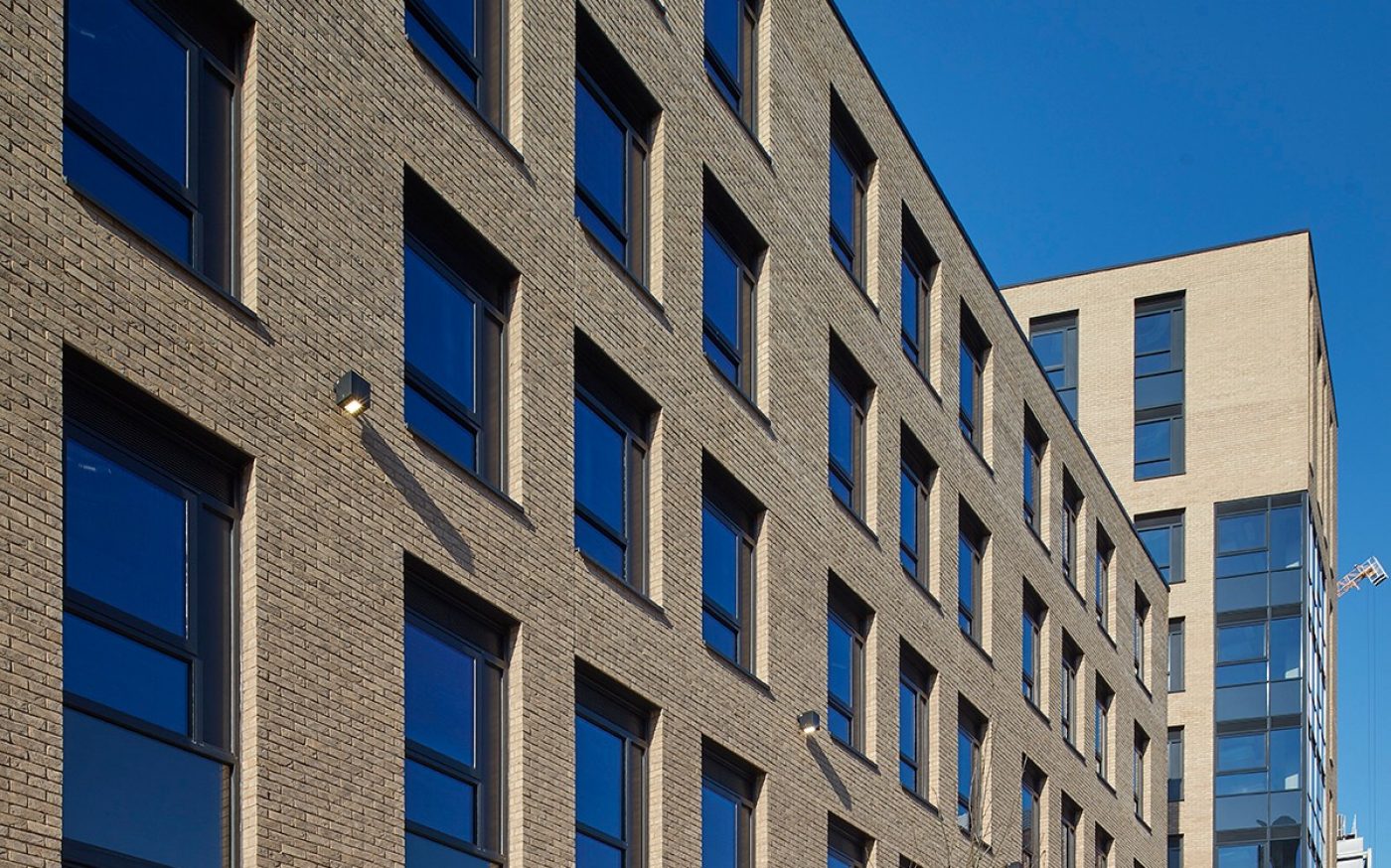 Multi-storey office block with Anglesey Weathered Buff Brick