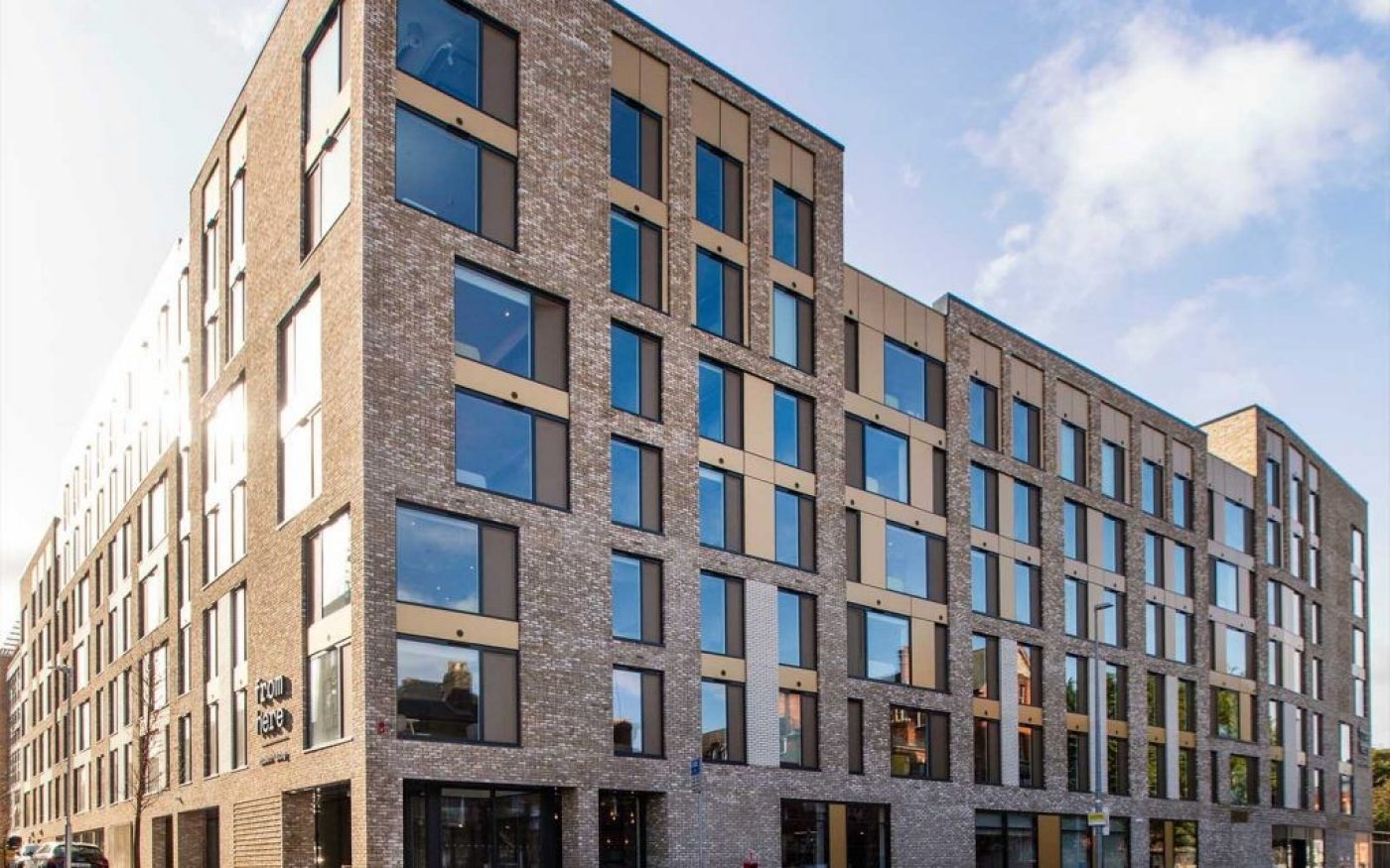 Mixture of Wienerberger's Con Mosso and Platinum White brick on the 'From Here' Building