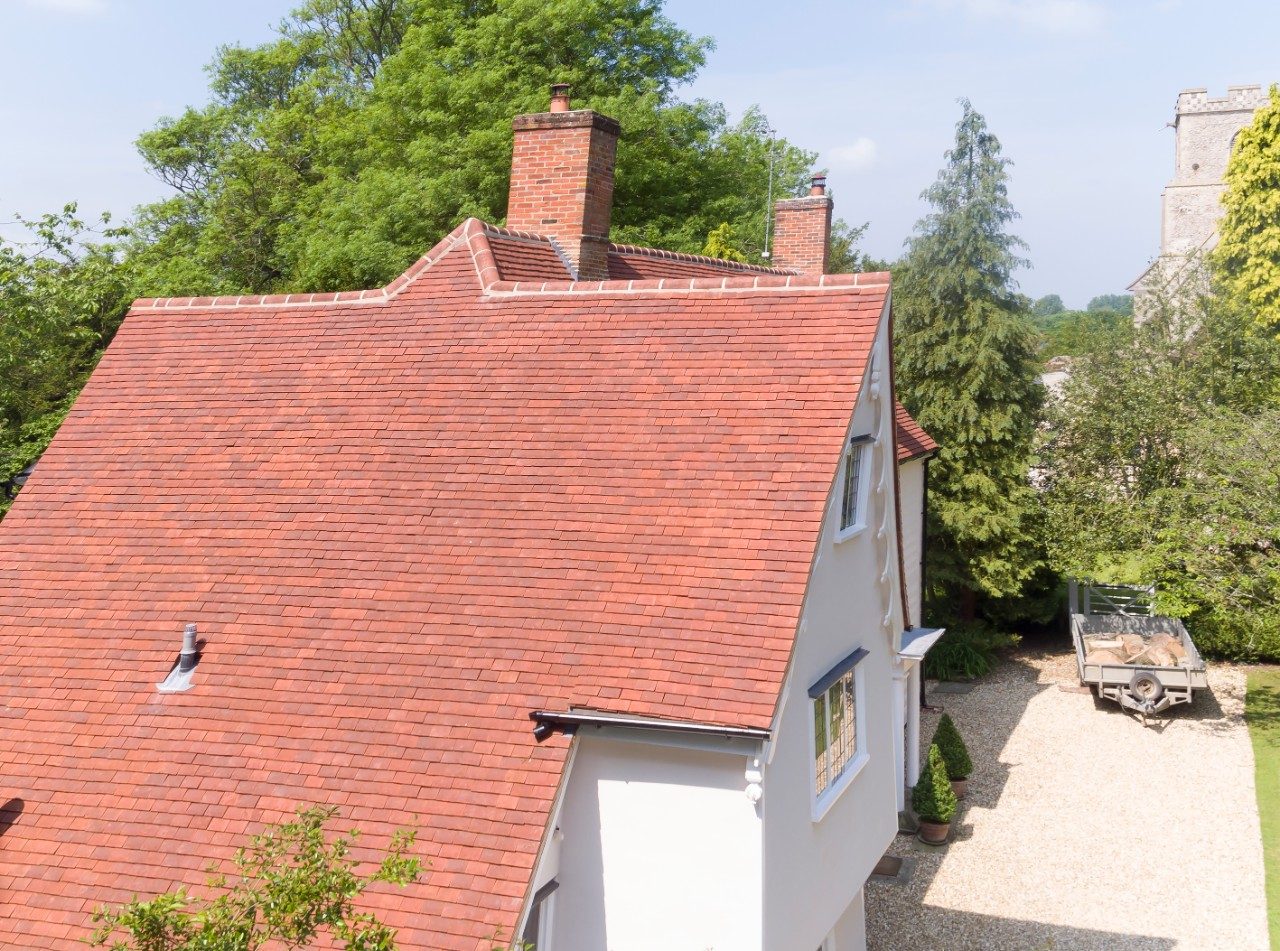 Tile roof installation