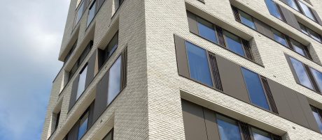 Exterior of student apartments at University College in Cork